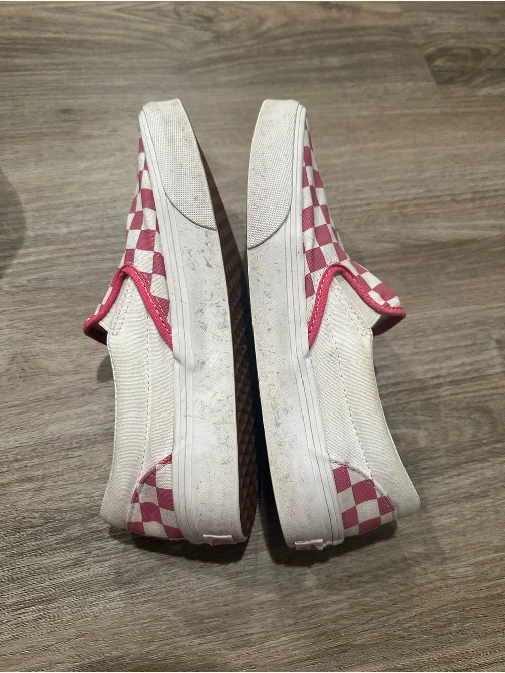 Vans Classic Slip-On Checkerboard Pink/White